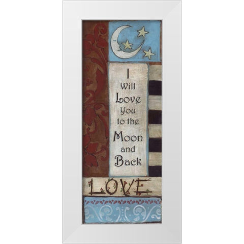 . White Modern Wood Framed Art Print by Haynes, Smith