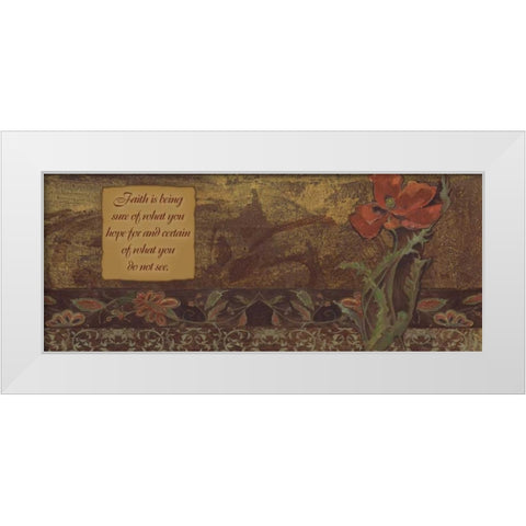 . White Modern Wood Framed Art Print by Haynes, Smith