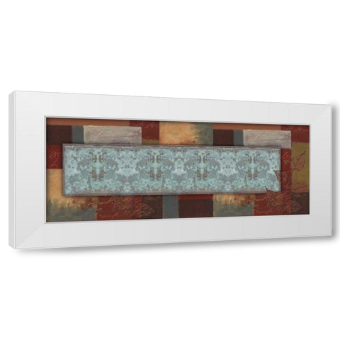 . White Modern Wood Framed Art Print by Haynes, Smith