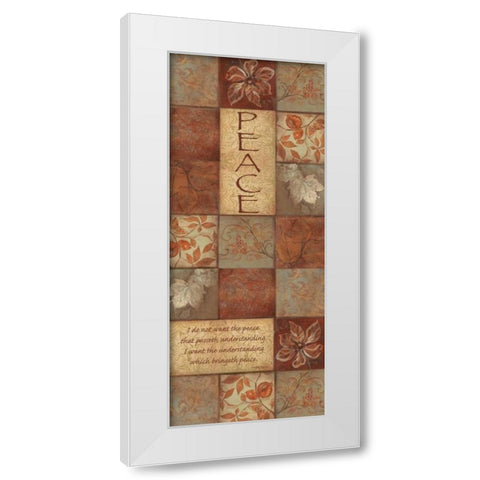 . White Modern Wood Framed Art Print by Haynes, Smith