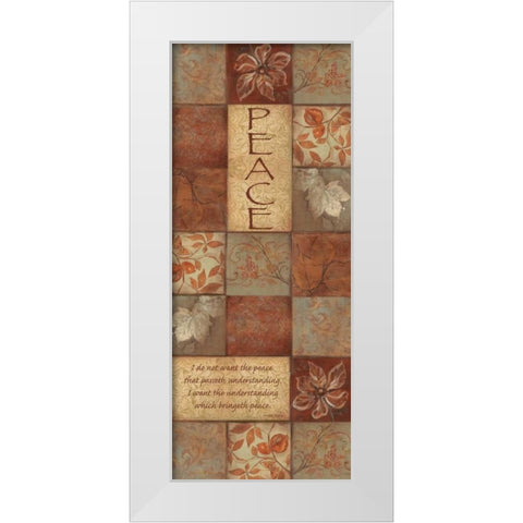 . White Modern Wood Framed Art Print by Haynes, Smith