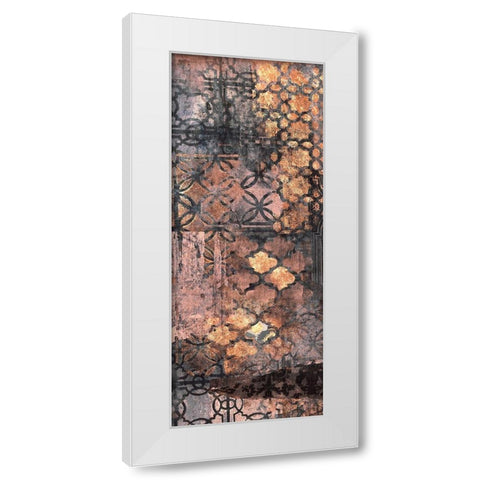 Ornate Rust 1 White Modern Wood Framed Art Print by Haynes, Smith