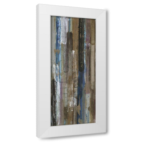 Vertere White Modern Wood Framed Art Print by Haynes, Smith