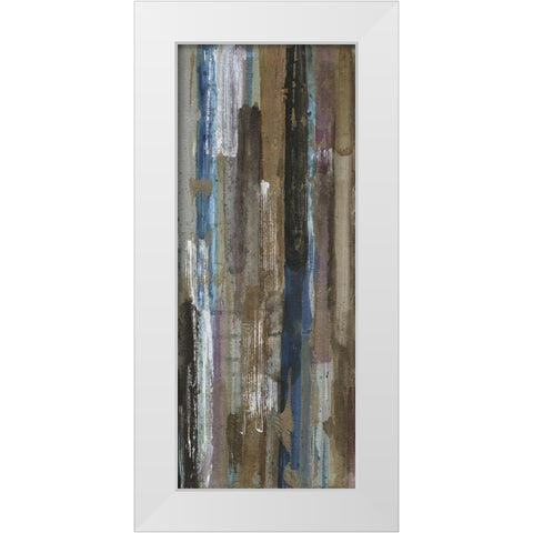 Vertere White Modern Wood Framed Art Print by Haynes, Smith