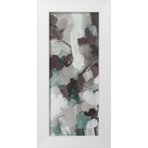 Cool Swatch F White Modern Wood Framed Art Print by Haynes, Smith