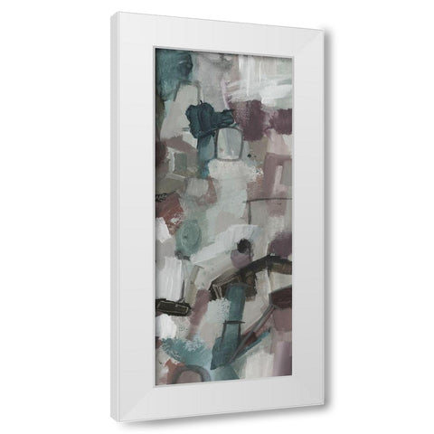 Cool Swatch H White Modern Wood Framed Art Print by Haynes, Smith