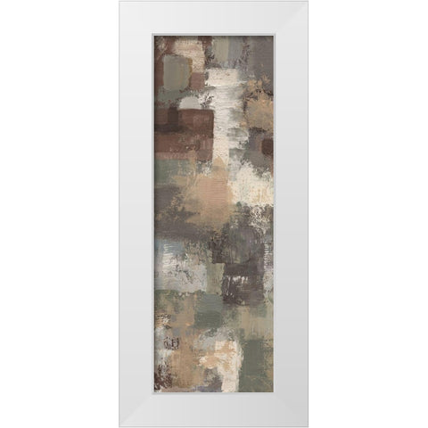 Earthy Stains 2 White Modern Wood Framed Art Print by Haynes, Smith