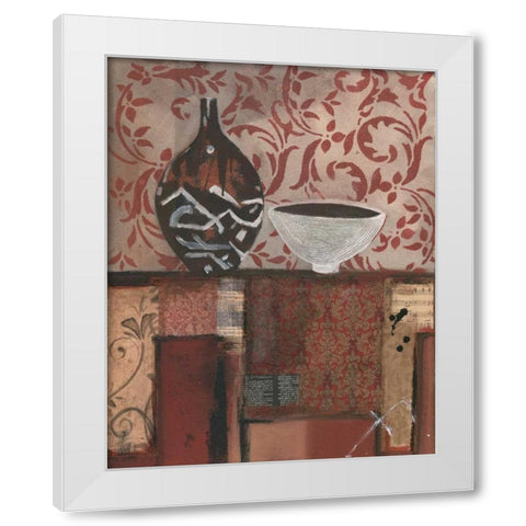 . White Modern Wood Framed Art Print by Haynes, Smith