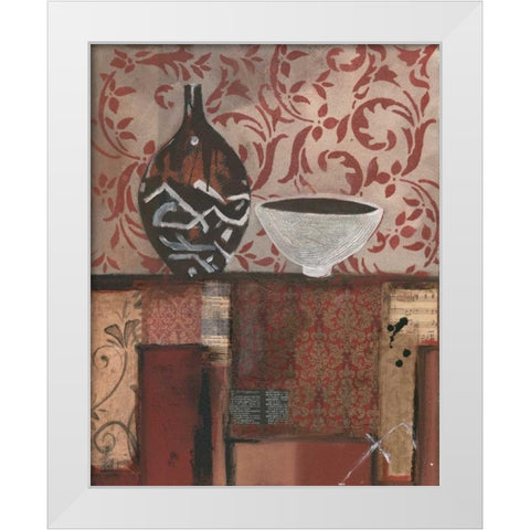. White Modern Wood Framed Art Print by Haynes, Smith
