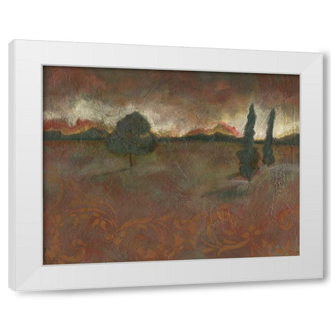 . White Modern Wood Framed Art Print by Haynes, Smith