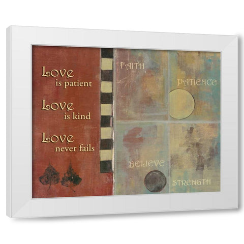 . White Modern Wood Framed Art Print by Haynes, Smith