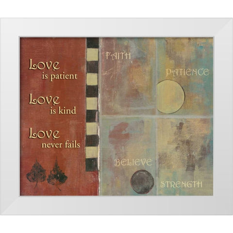 . White Modern Wood Framed Art Print by Haynes, Smith