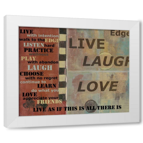 . White Modern Wood Framed Art Print by Haynes, Smith