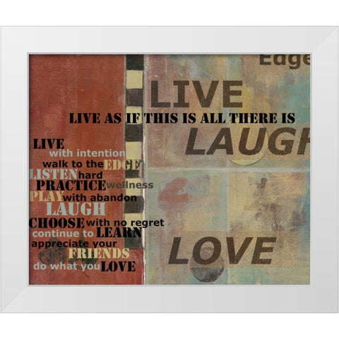 . White Modern Wood Framed Art Print by Haynes, Smith