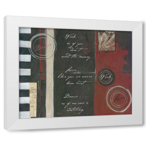 . White Modern Wood Framed Art Print by Haynes, Smith