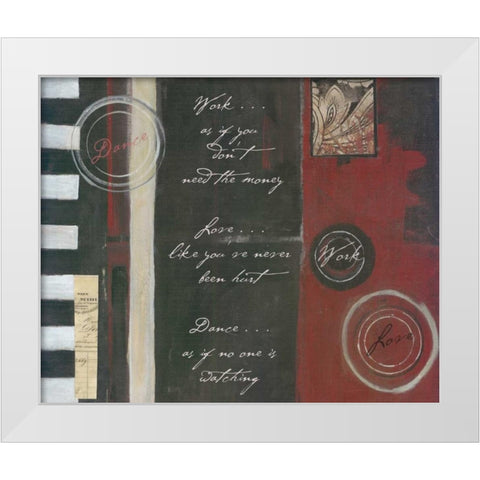 . White Modern Wood Framed Art Print by Haynes, Smith