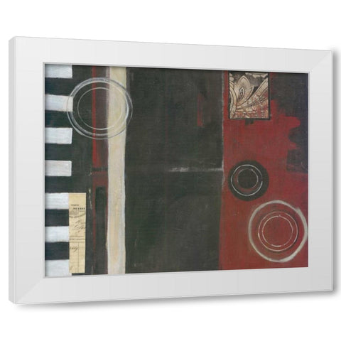 . White Modern Wood Framed Art Print by Haynes, Smith