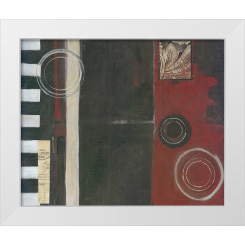 . White Modern Wood Framed Art Print by Haynes, Smith