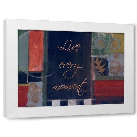 . White Modern Wood Framed Art Print by Haynes, Smith