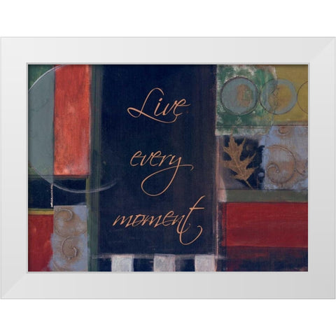 . White Modern Wood Framed Art Print by Haynes, Smith