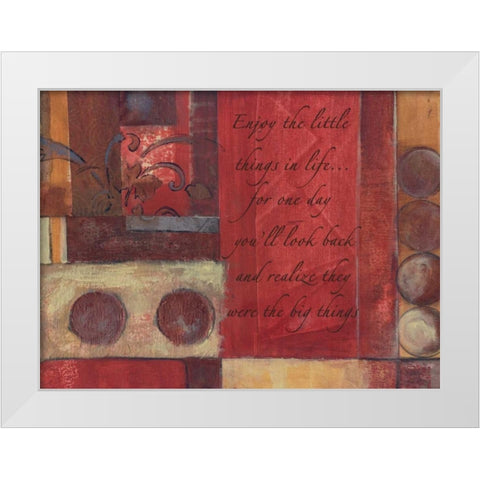 . White Modern Wood Framed Art Print by Haynes, Smith