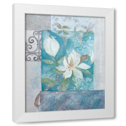 . White Modern Wood Framed Art Print by Haynes, Smith