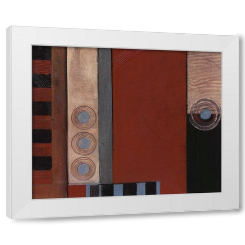 . White Modern Wood Framed Art Print by Haynes, Smith