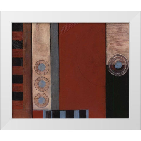 . White Modern Wood Framed Art Print by Haynes, Smith
