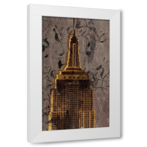 . White Modern Wood Framed Art Print by Haynes, Smith