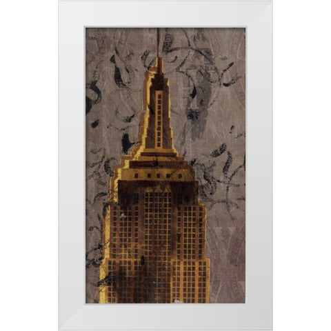 . White Modern Wood Framed Art Print by Haynes, Smith