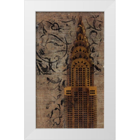 . White Modern Wood Framed Art Print by Haynes, Smith
