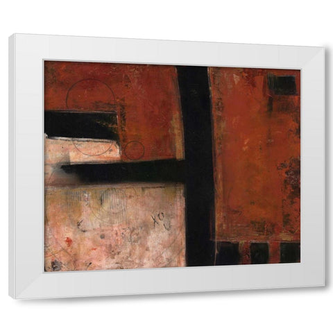 . White Modern Wood Framed Art Print by Haynes, Smith