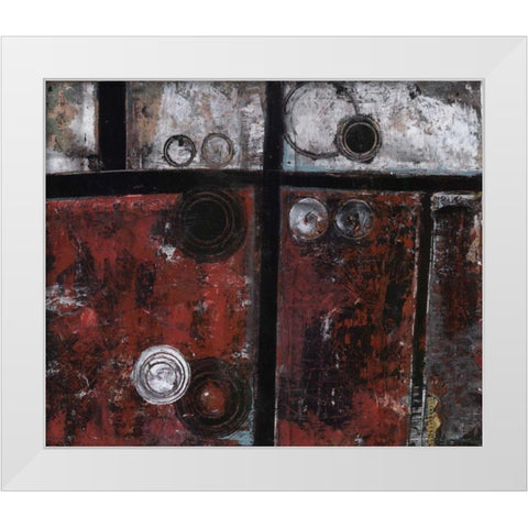 . White Modern Wood Framed Art Print by Haynes, Smith