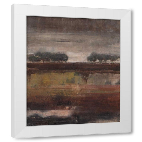 . White Modern Wood Framed Art Print by Haynes, Smith