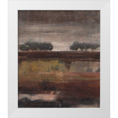 . White Modern Wood Framed Art Print by Haynes, Smith
