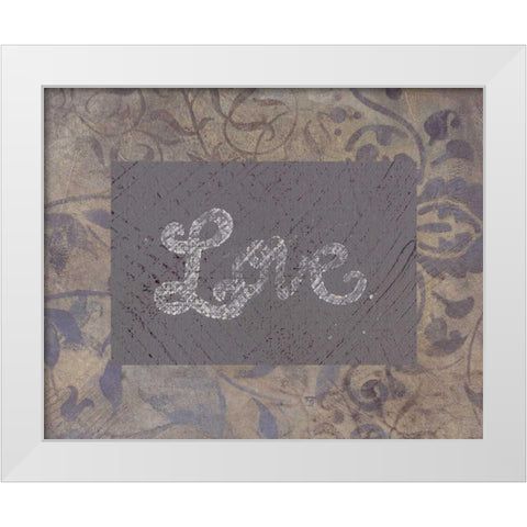 . White Modern Wood Framed Art Print by Haynes, Smith
