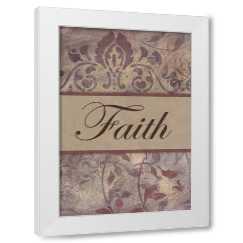 . White Modern Wood Framed Art Print by Haynes, Smith