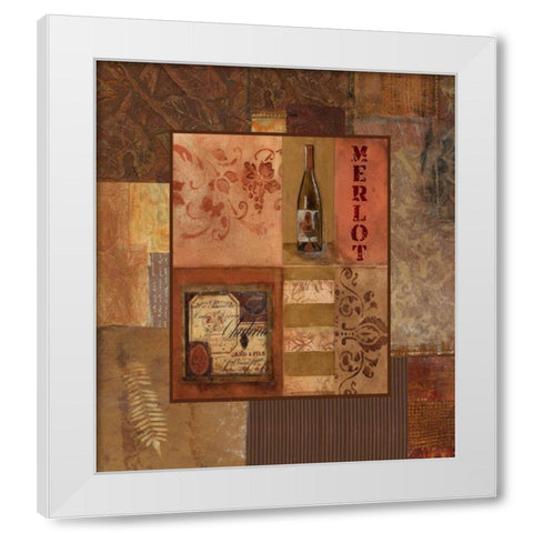 . White Modern Wood Framed Art Print by Haynes, Smith