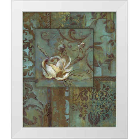 . White Modern Wood Framed Art Print by Haynes, Smith
