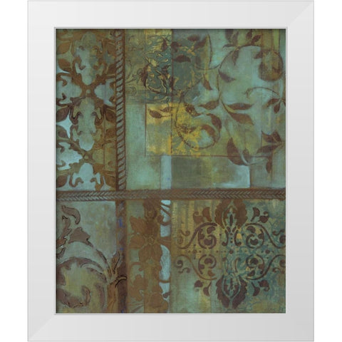 . White Modern Wood Framed Art Print by Haynes, Smith