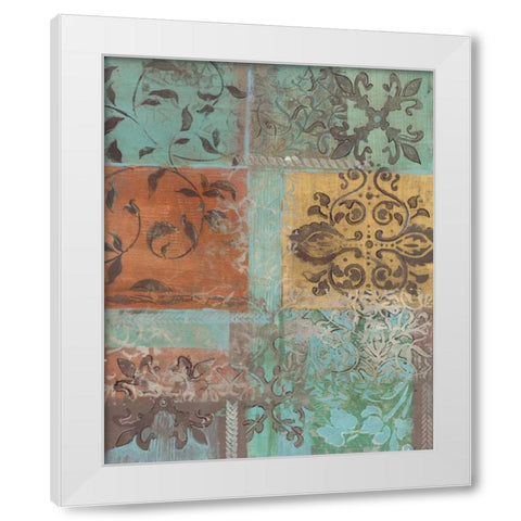 . White Modern Wood Framed Art Print by Haynes, Smith