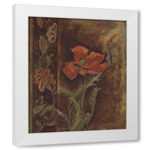 . White Modern Wood Framed Art Print by Haynes, Smith