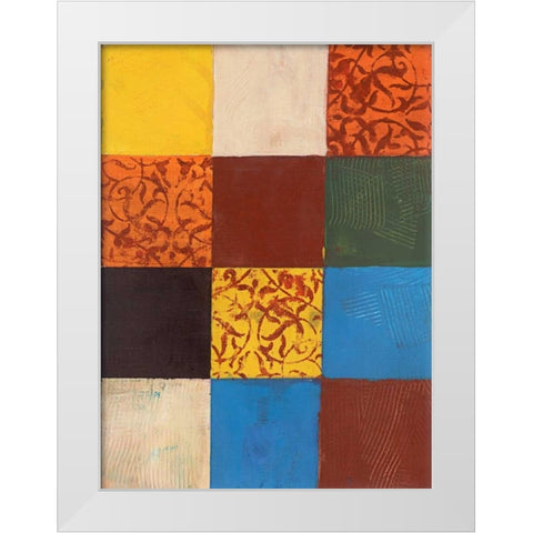 . White Modern Wood Framed Art Print by Haynes, Smith