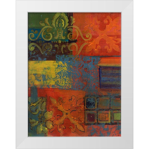 . White Modern Wood Framed Art Print by Haynes, Smith