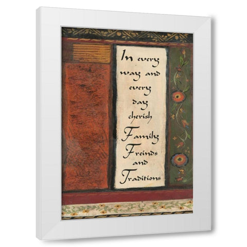 . White Modern Wood Framed Art Print by Haynes, Smith