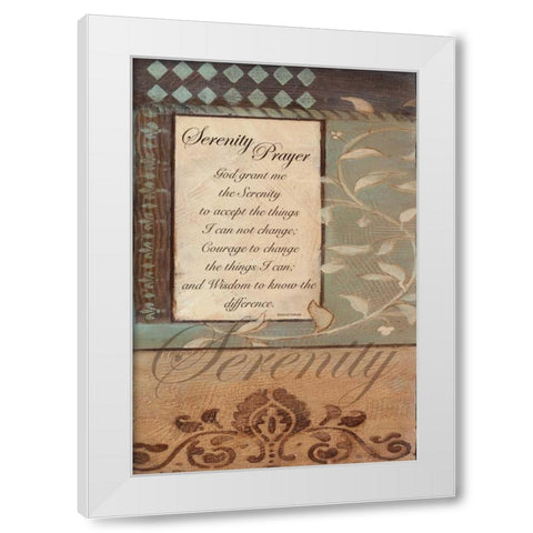 . White Modern Wood Framed Art Print by Haynes, Smith