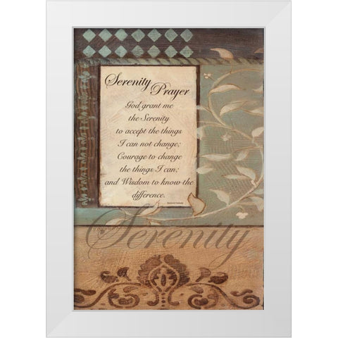 . White Modern Wood Framed Art Print by Haynes, Smith