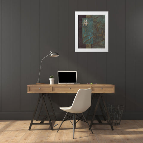 . White Modern Wood Framed Art Print by Haynes, Smith