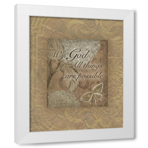 . White Modern Wood Framed Art Print by Haynes, Smith