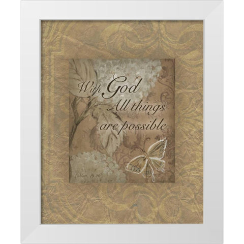 . White Modern Wood Framed Art Print by Haynes, Smith